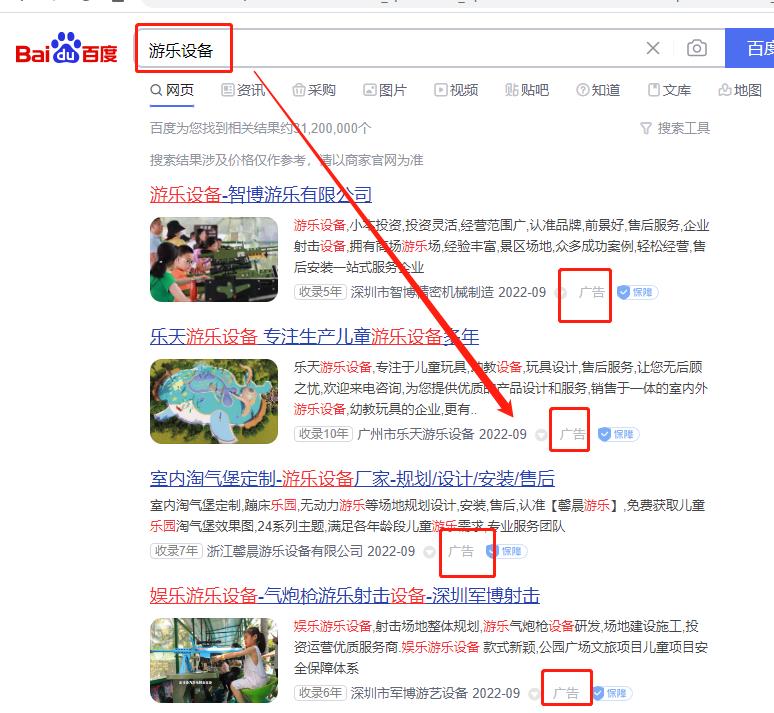 制造业网站广告分析