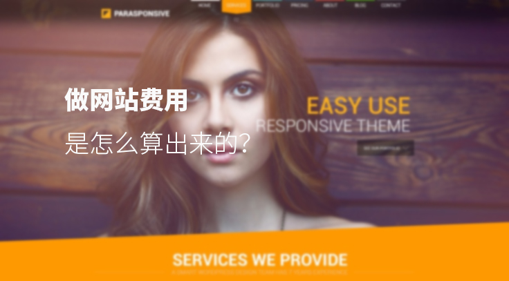 做网站的费用高低